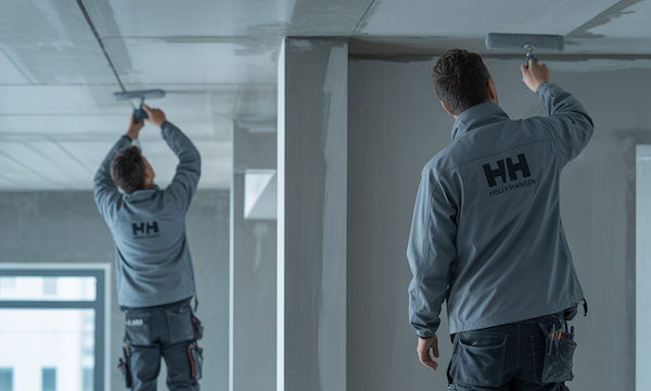 Interior painting in Poznań - skim coating, priming, wall finishing